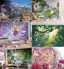Children bedroom decorative wallpaper Princess Cars Disney girl and boy picture