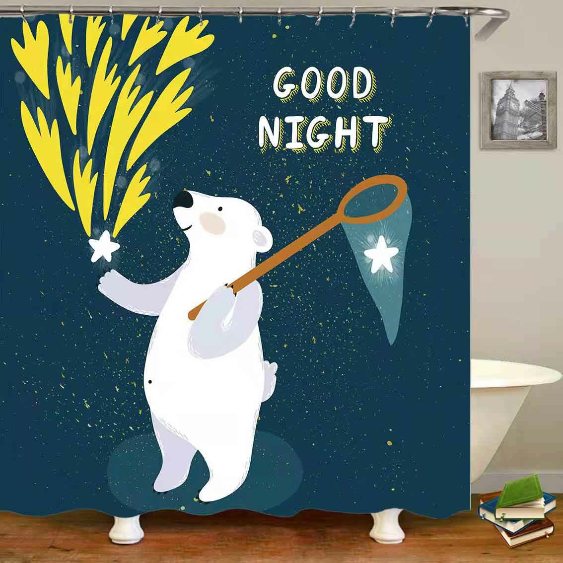 Cartoon Bear Shower Curtain with Hooks Funny Bathroom Decoration 72 Inches | eBay Cartoon Bear Shower Curtain with Hooks Funny Bathroom Decoration 72 Inches | eBay