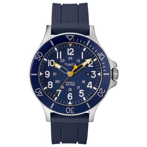 Reloj para hombre Timex Allied Coastline correa de silicona azul TW2R60700 - Imagen 1 de 2