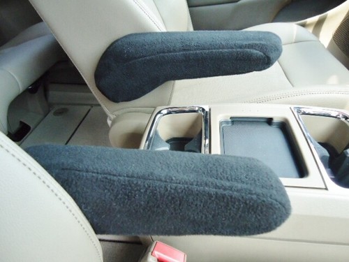 Auto Armrest Covers-Compatible with the Dodge Grand Caravan Fleece -XLGSLMFL - Picture 6 of 16