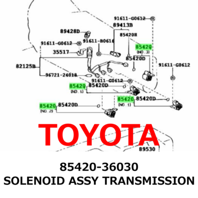 セルノート NEW】Toyota Genuine Land Cruiser Prado SOLENOID ASSY
