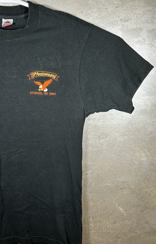 Sturgis Classic Black Hills Motorcycle Rally T-Shirt Single Stitch L VTG 1990 - Picture 5 of 12