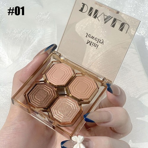 Eyeshadow Palette Shimmer Pearlescent Face Highlighter Matte Nude Women Beauty!) - Picture 2 of 17