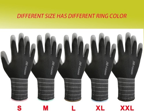 Guantes de Trabajo con Recubrimiento de Poliuretano Ultrafino Excelente Agarre - Picture 6 of 18