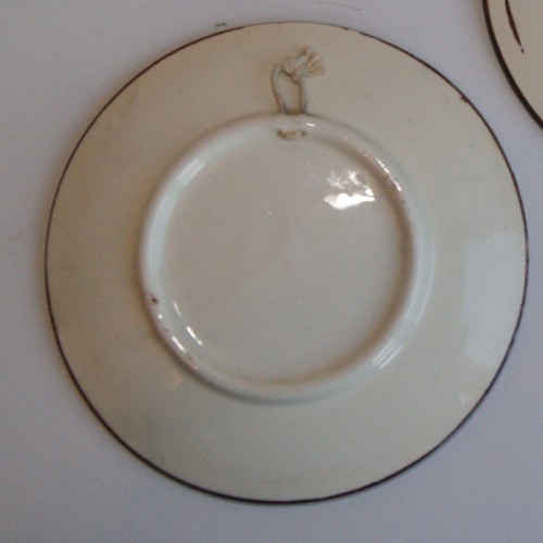 2x Vintage Spanischer Matador Handbemalte Keramik Wandbehang Kleine Teller - Bild 5 von 8