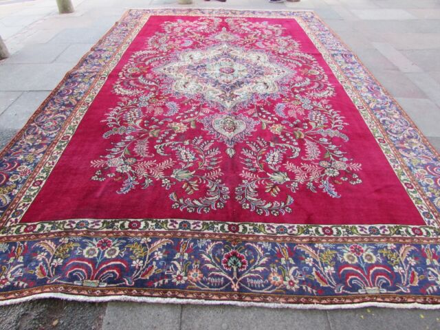 Vintage Worn Tradicional Mano Hecho Oriental Reds Lana Grande Alfombra 470x298cm VA10237 Vintage Worn Tradicional Mano Hecho Oriental Reds Lana Grande Alfombra 470x298cm VA10237