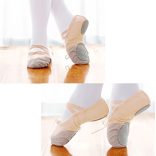 Professional Ballerina Shoes Soft Sole Adult Dance Slippers for Women - Picture 11 of 17
