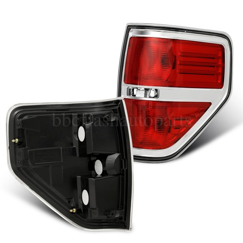 Luz trasera lateral derecha cromada para pasajero lámpara de freno para Ford F150/F-150 2009-2014 - Imagen 9 de 12