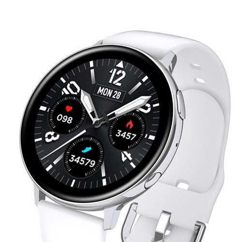 C6 Smart Watch Sports Heart Rate Blood Pressure Monitor Hot White Silicone - Zdjęcie 3 z 6
