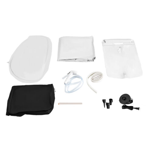 Double-tier Inflatable Bathtub PVC Adult Foldable Bathtub W/Electric Air Pump - Picture 9 of 23