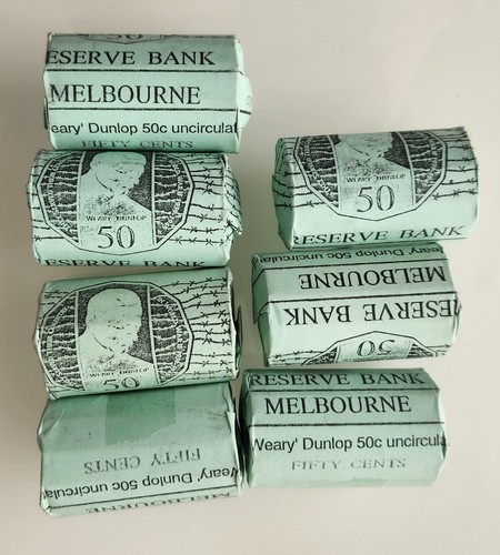1995 Australia 50 Cents 50c Edward "Weary" Dunlop UNC From RBA Roll X 1 - Picture 3 of 3