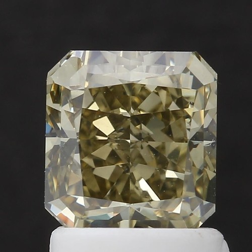 Loose Natural Untreated Radiant Diamond Fancy Dark Brown Yellow VS1 GIA 1.44ct - Picture 2 of 9