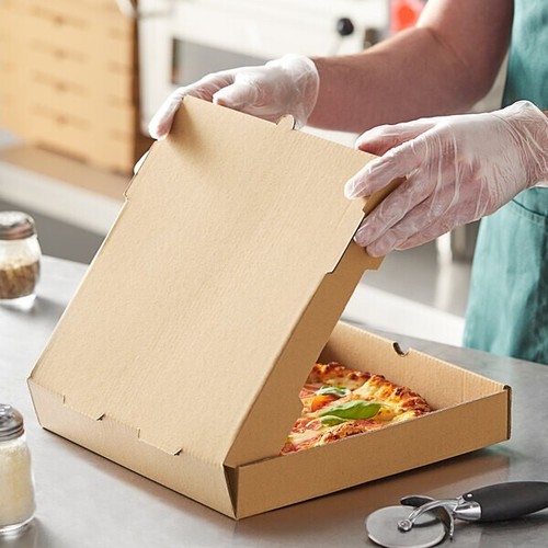12" x 12" x 2" Kraft Corrugated Plain Pizza Box - 50/Case FAST Shipping ! - Picture 4 of 4