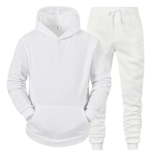 Herren Sport Fleece Pullover Hose Laufen Joggen Freizeit Fitnessstudio Trainingsanzug Set - Bild 15 von 16
