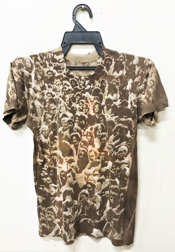 VINTAGE 70's BARON WOLMAN WOODSTOCK CROWD ALL OVER