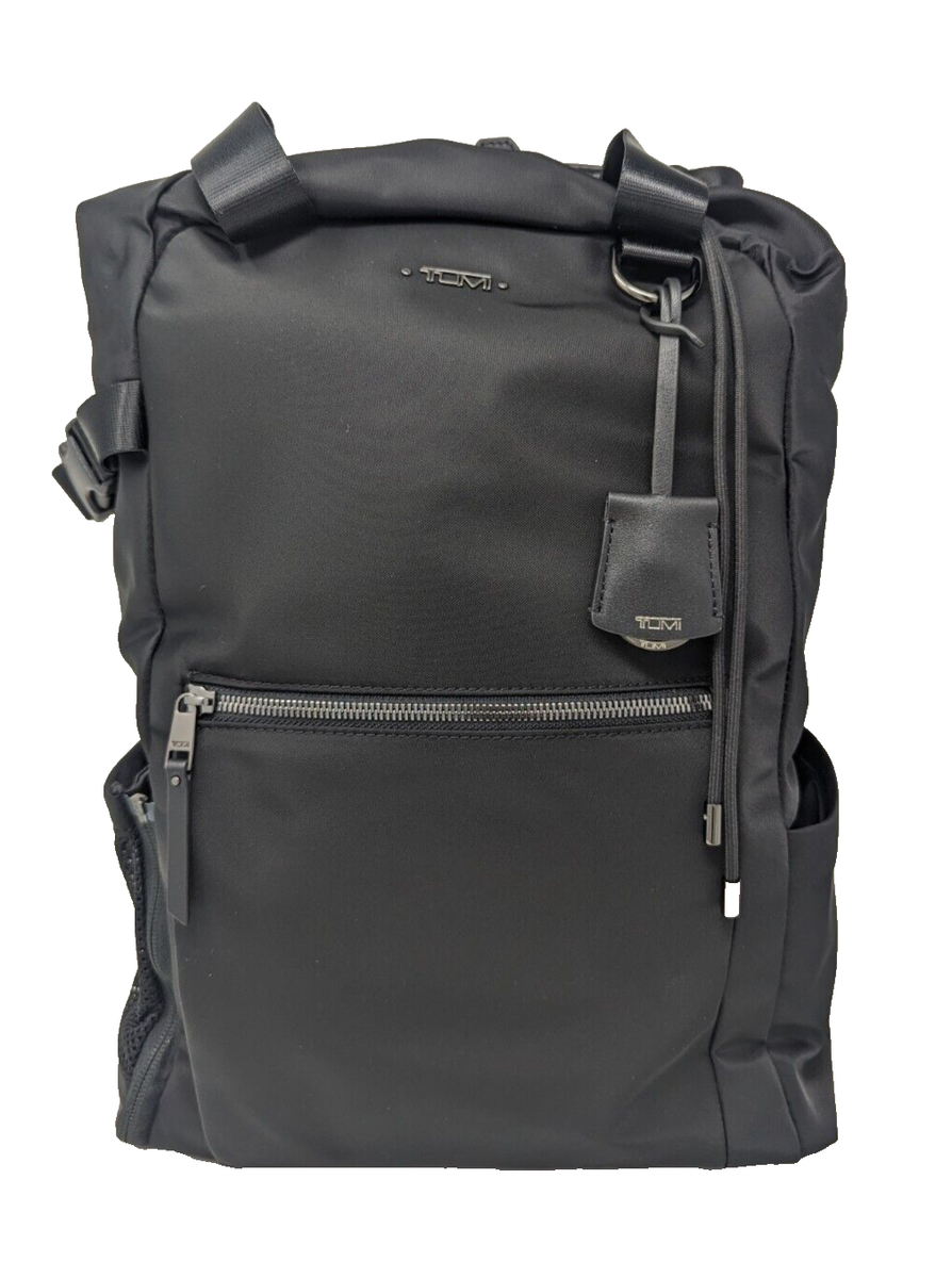 TUMI Voyageur Fern Drawstring Backpack Green Nylon Packable  display picture 1
