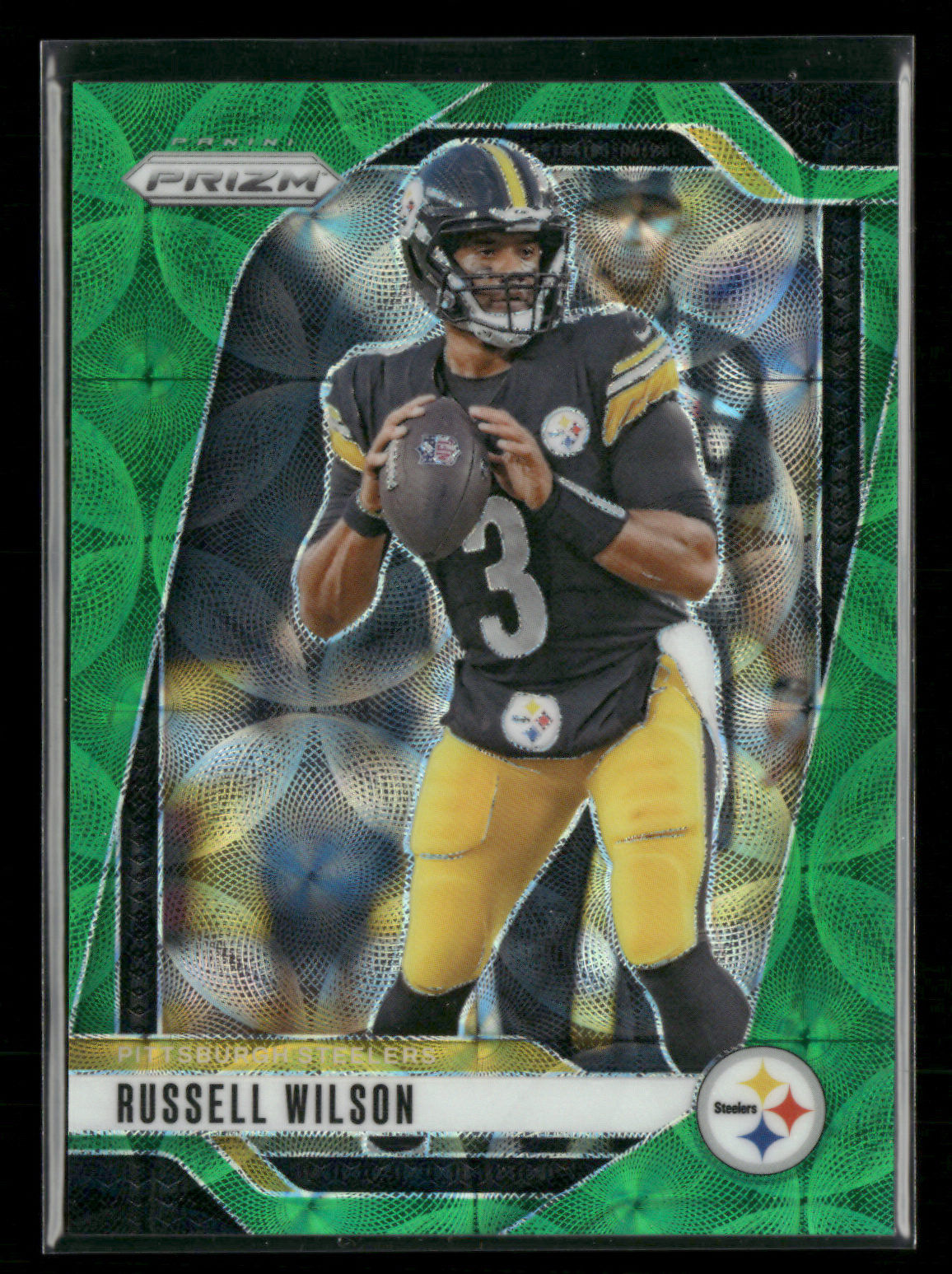 Russell Wilson 2024 Panini Prizm Football Green Scope Prizm 06/75 [cikeE6