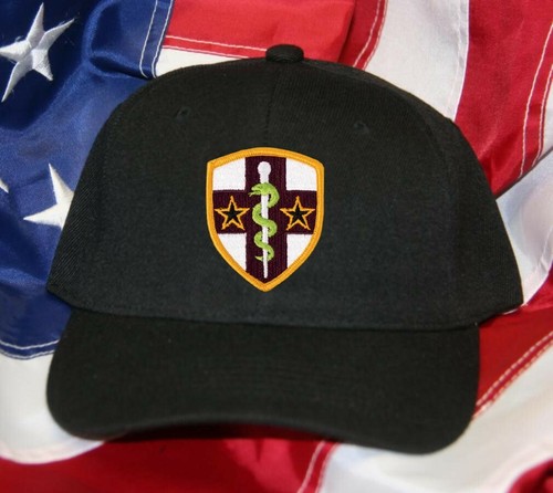 SOMBRERO DE COMANDO MÉDICO RESERVA DEL EJÉRCITO DE ESTADOS UNIDOS PARCHE GORRA VETERANO PIN UP REGALO EE. UU. WOW - Imagen 6 de 18