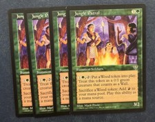 MTG 4X MIRAGE JUNGLE PATROL NM MAGIC THE GATHERING CREATURE GREEN RARE ENGLISH