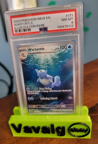 Pokémon TCG Scarlet & Violet-151 Wartortle 171/165 Illustration Rare PSA 8