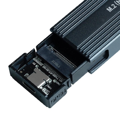 M.2 SATA NVMe vers USB 3.1 Boîtier de Lecteur Externe Adaptateur, Haute Performance - Photo 4/6
