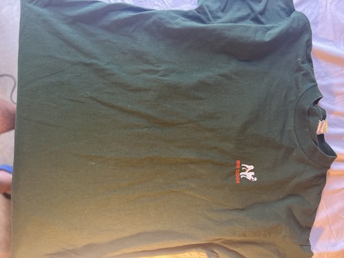 Big Dogs Shirt Herren 2XL grün The Big Catch Angeln Grafik T-Shirt Outdoor Humor