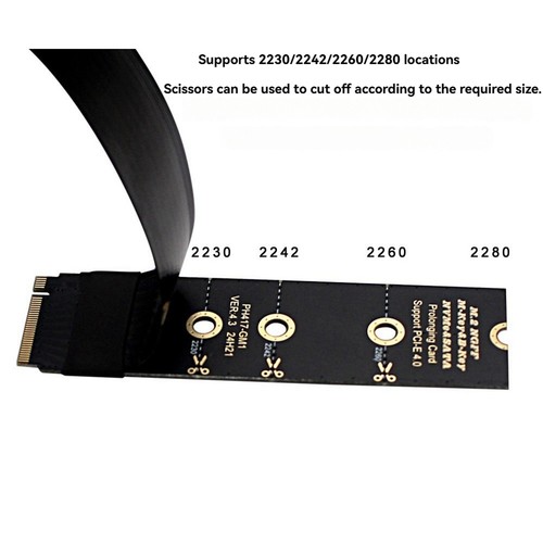 M.2 NVMe PCIE 4.0 to Oculink SFF-8611 SFF-8612 Female Adapter Cable Laptop7345 - Picture 2 of 8