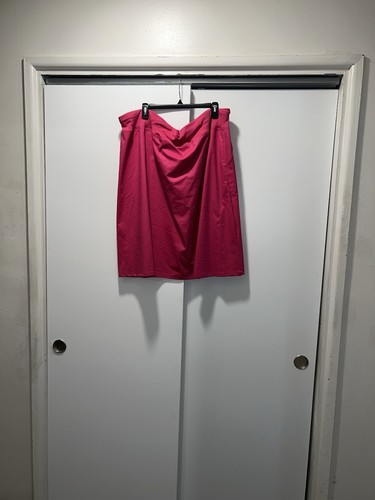 Butter Soft STRETCH Women's 2Pocket Drawstring Scrub Skirt 3x pink - Picture 15 of 17