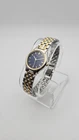 Vintage Seiko Ladies Two-Tone Quartz Watch Blue Dial V701-2B90