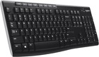 Logitech K270 Kabellose Tastatur für Windows, 2,4 GHz kabellos, Standardgröße, N