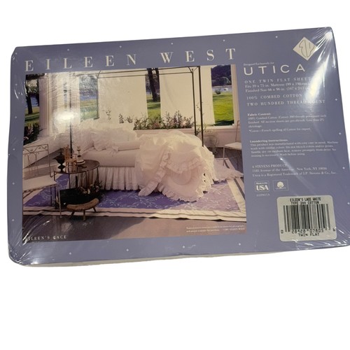 Eileen West Utica Twin Bettwäsche Set Eileens Spitze Ösenband Landhaus Romantisch - Bild 2 von 7