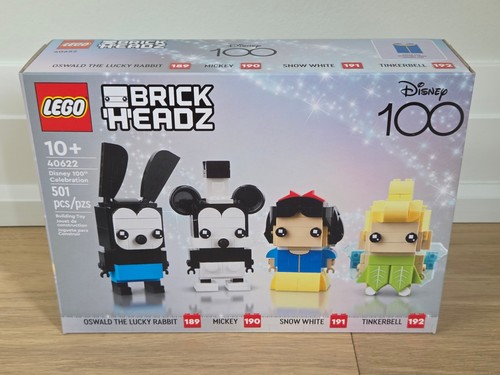 Lego Disney BrickHeadz 40622 Disney 100 Celebration Mickey Snow White Tinkerbell - Picture 1 of 5