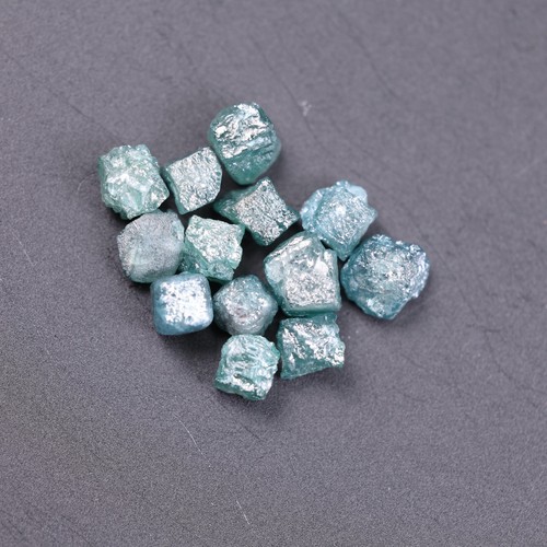Lote de diamantes azules ásperos de 3,57 quilates diamantes naturales crudos sin cortar uso para joyas perfectas - Imagen 6 de 9