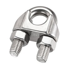 Wire Rope Clip Clamp M16 304 Stainless Steel for 16mm Diameter Cable
