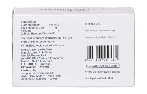 Abzorb Antifungal Cleansing Bar 100gm, Pack of 2, Unisex Free Shipping - Picture 3 of 5