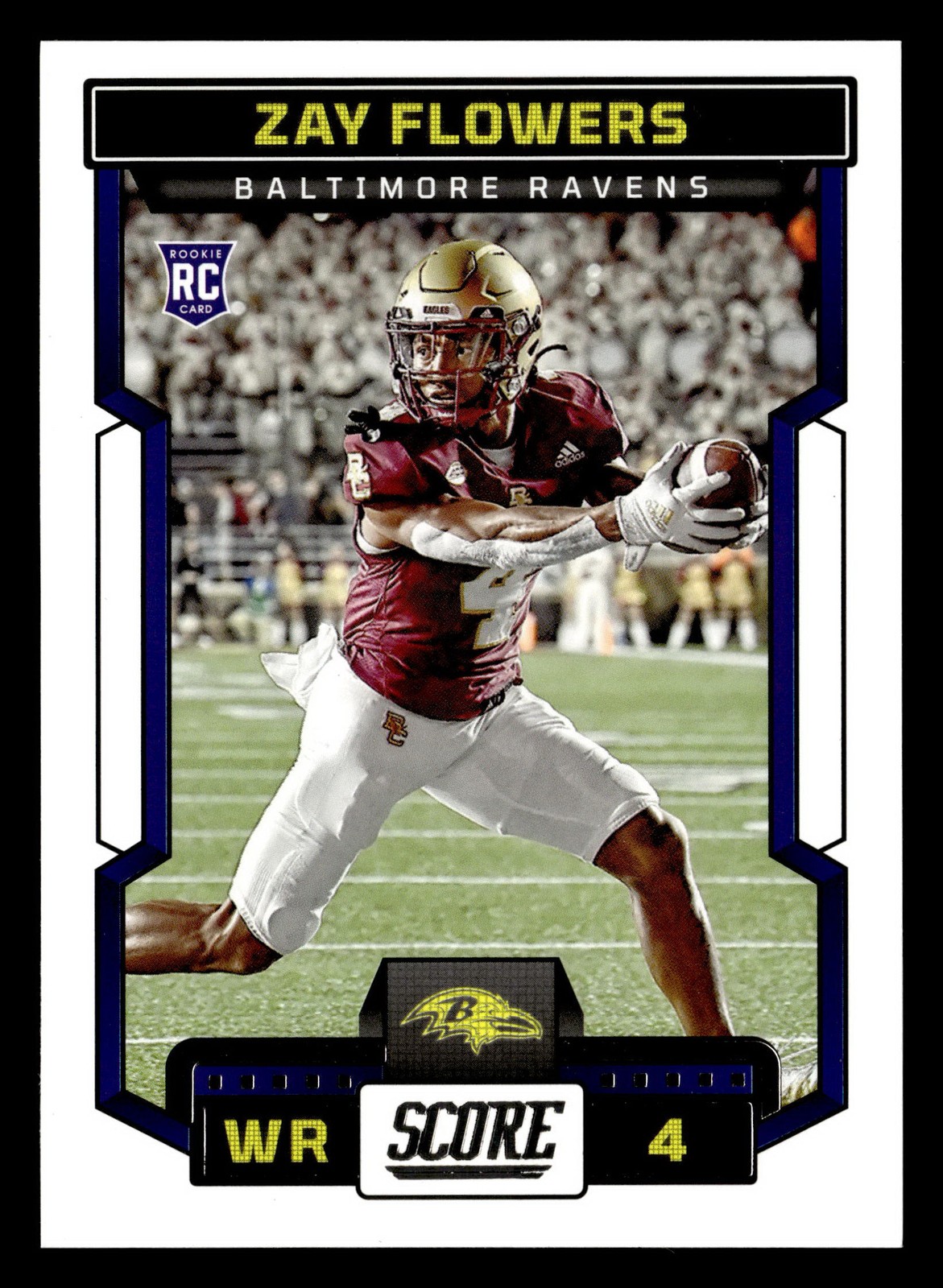 Zay Flowers 2023 Score #351 Baltimore Ravens ROOKIE RC
