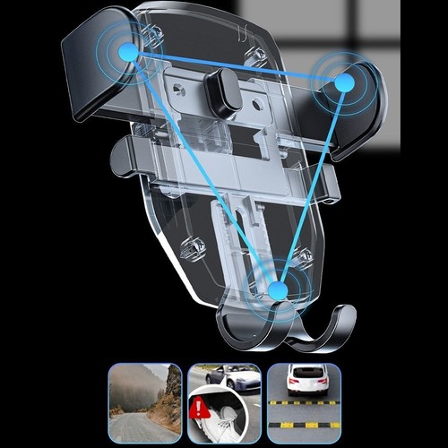 Support Téléphone Voiture Navigation Conduite Support Mobile Angle de Vision R - Photo 5 sur 12