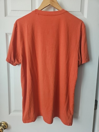 Prana T Shirt Mens Large L Orange Short Sleeve Outdoors - Picture 3 of 6
