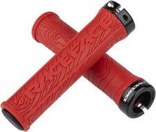 Half Nelson - RaceFace Half Nelson Grips - Red, Lock-On - Grip
