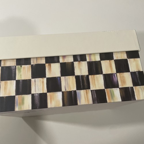 MacKenzie Childs Butterfly Candle Holders Rosy Check Pink Set Of Two New - Picture 16 of 22