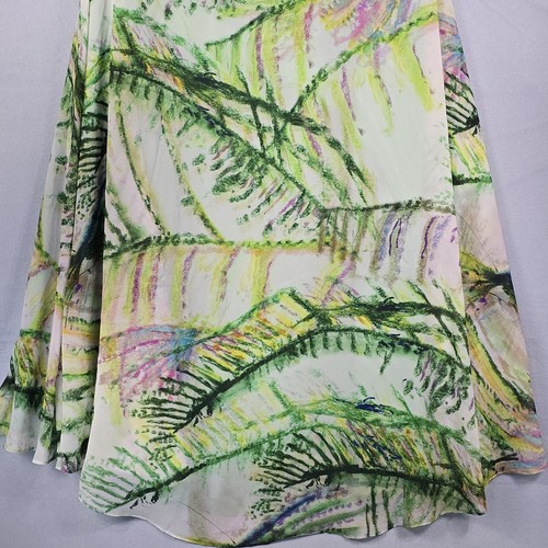 Marina Rinaldi Women's Size 14 Green Discorso Shift Dress Made In Italy - Picture 3 of 18