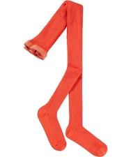 Molo Girls Size 122/128 (7-8 Yr Old)  Rising Sun Tights Fine Knit Cotton Ribbed