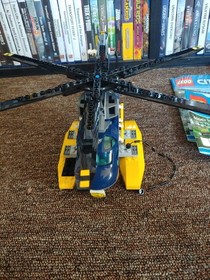 LEGO City Helicopter Pursuit 60067  Missing 1 Piece 2 Stickers And Minifigs