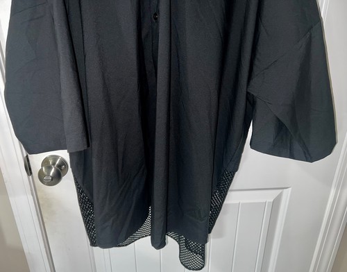 NWT Adidas Mens XL Black City Escape Premium Sportswear OVERSIZED Button Up - Picture 5 of 6
