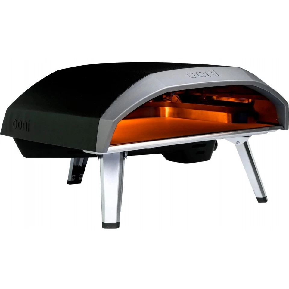 Ooni Koda 16 Pizzaofen schwarz/silber für Pizzen bis ca. Ø 40cm Outdoor Ofen NEU