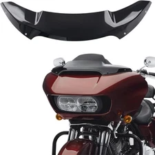 Motorcycle Windshield Windscreen Kit For Harley Road Glide 2015-2021 2017 Black