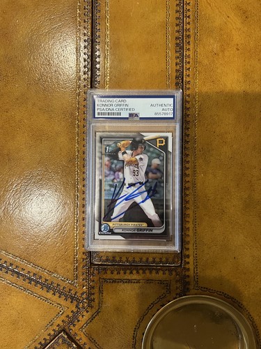 KONNOR GRIFFIN PIRATEN SIGNIERT BOWMAN 1. CHROME BDC-22 PSA AUTHENTISCHES AUTO