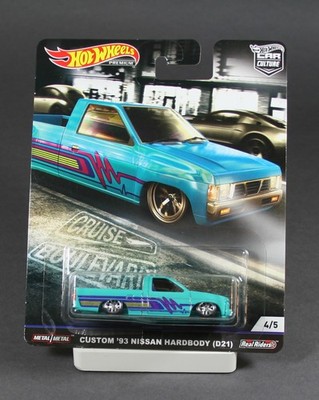 Hot Wheels Cruise Boulevard 2019 Custom ´93 Nissan Hardbody D21 grün FYN84 1/64