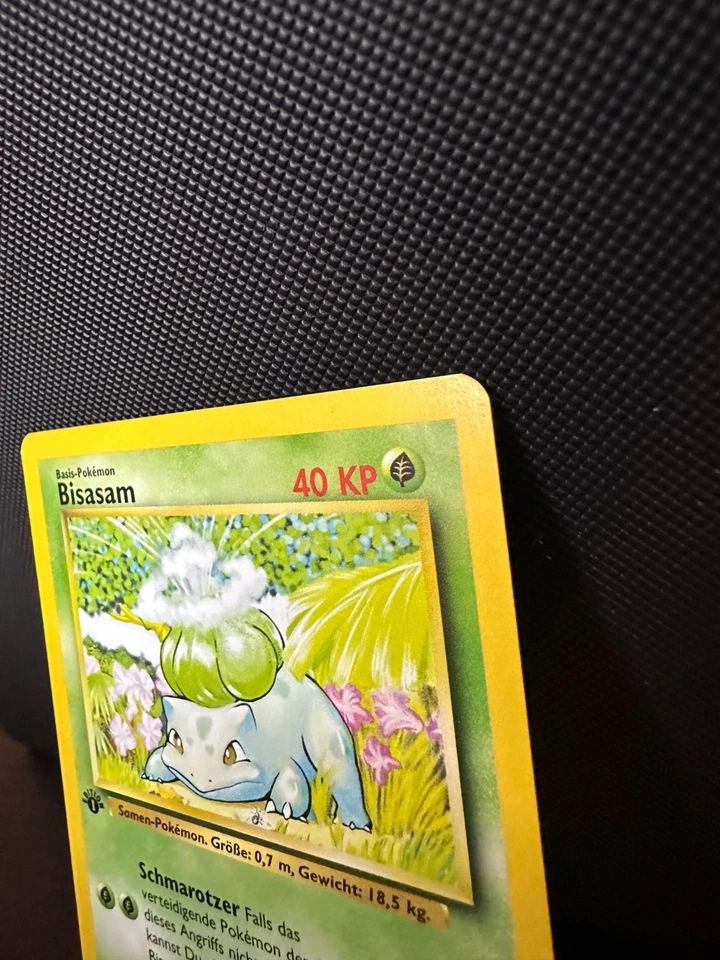 EXC | Bulbasaur/Bisasam 44/102 1 Edition | Base Set | detailed pics - Bild 3 von 4