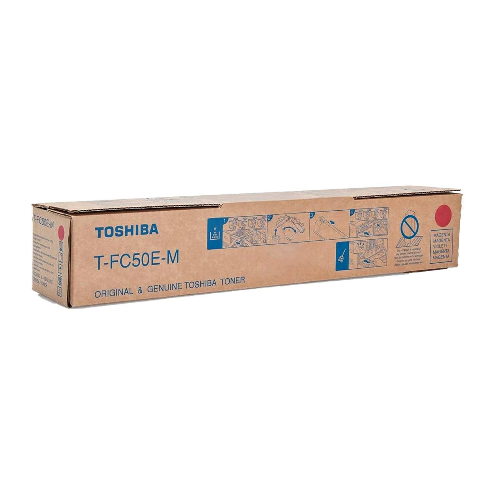 Original Toshiba T-FC50E-M Magenta Toner Cartridge (6AJ00000112)